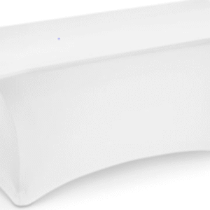 White rectangular table cover