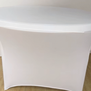 White round table covers